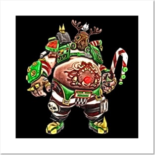 Overwatch Roadhog Christmas Rudolph Posters and Art